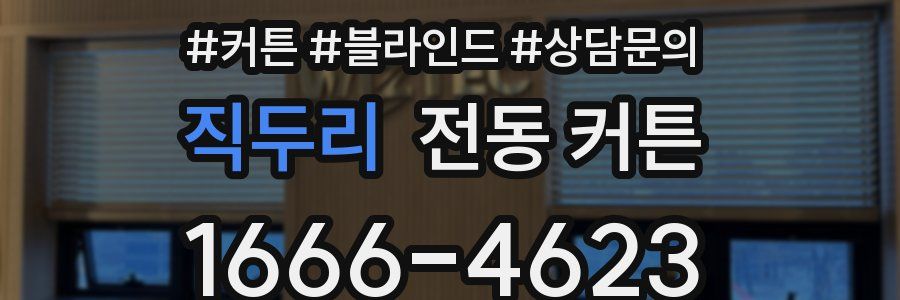 직두리 전동 커튼