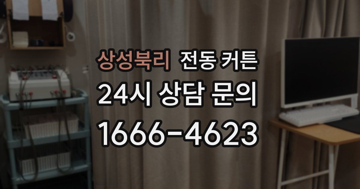 상성북리 전동 커튼
