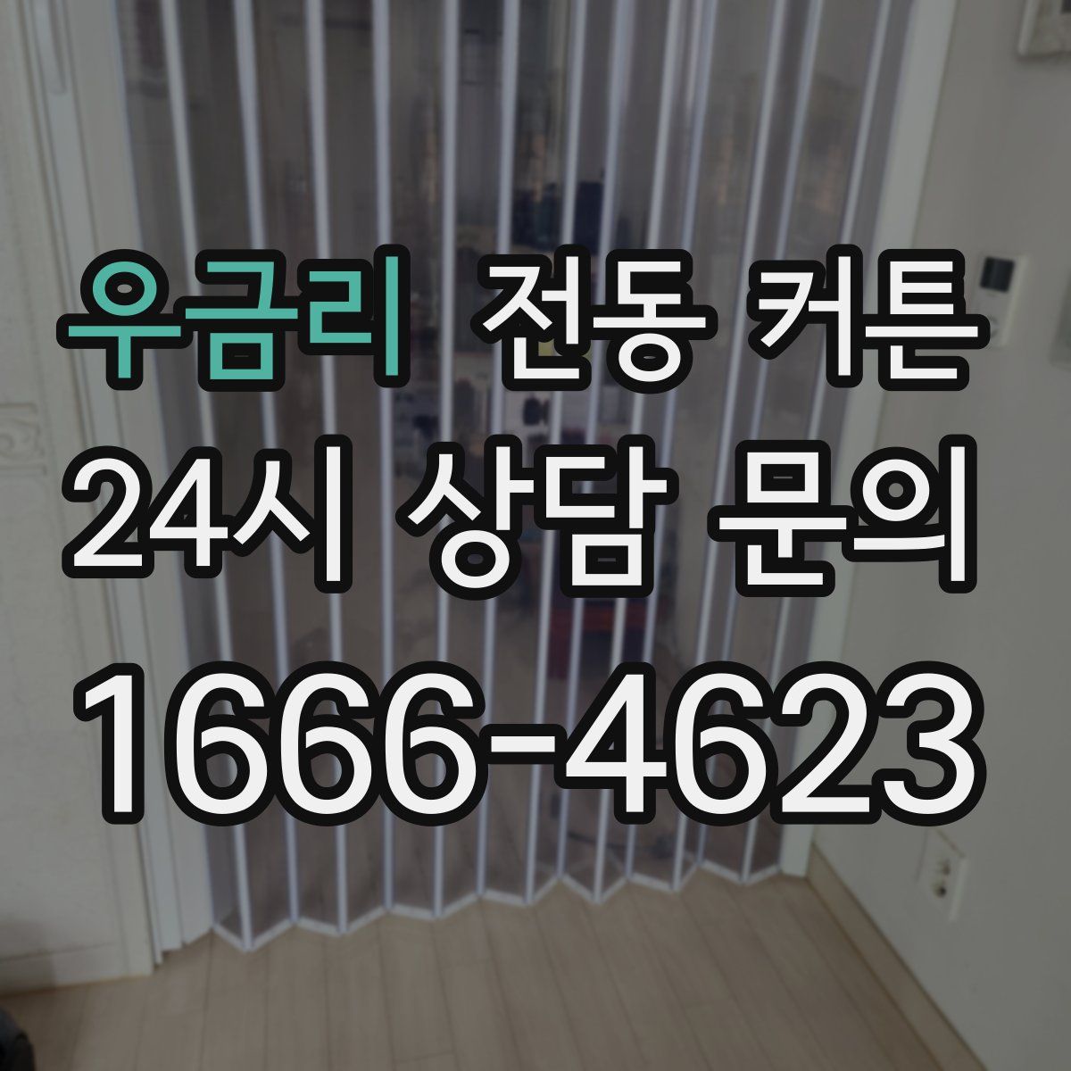 우금리 전동 커튼