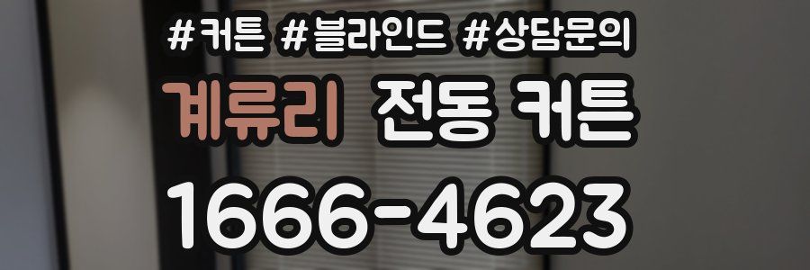계류리 전동 커튼