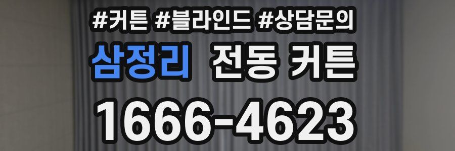 삼정리 전동 커튼