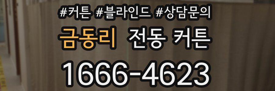 금동리 전동 커튼