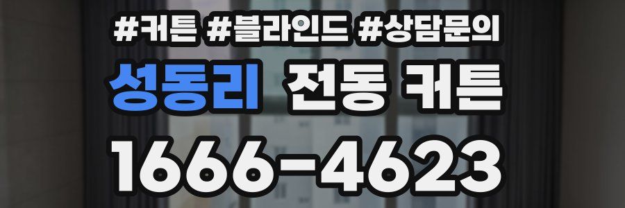 성동리 전동 커튼