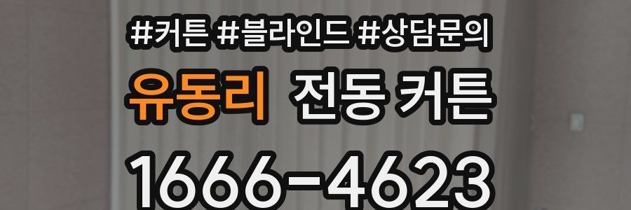 유동리 전동 커튼
