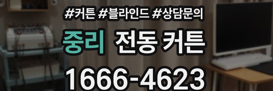중리 전동 커튼
