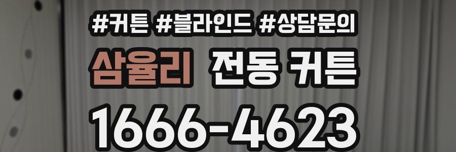 삼율리 전동 커튼