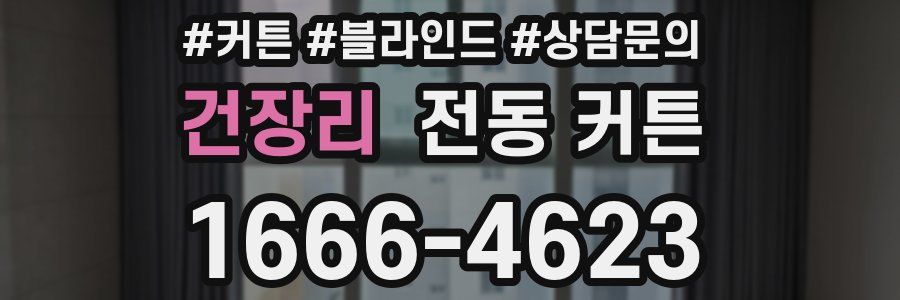 건장리 전동 커튼