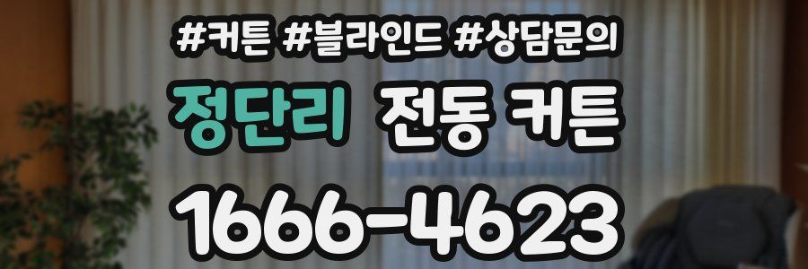 정단리 전동 커튼