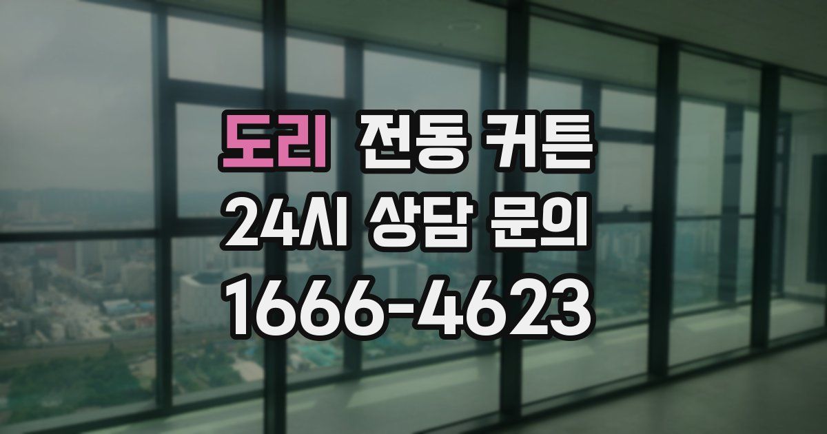 도리 전동 커튼