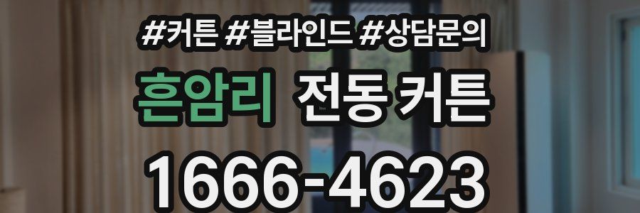 흔암리 전동 커튼
