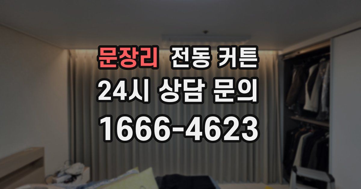 문장리 전동 커튼