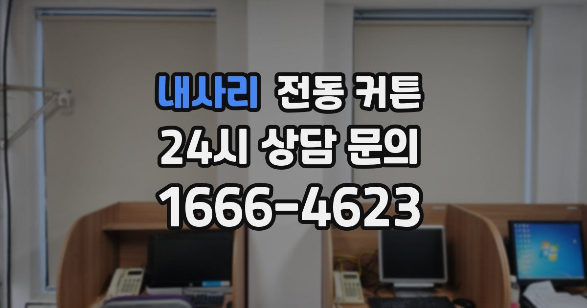 내사리 전동 커튼