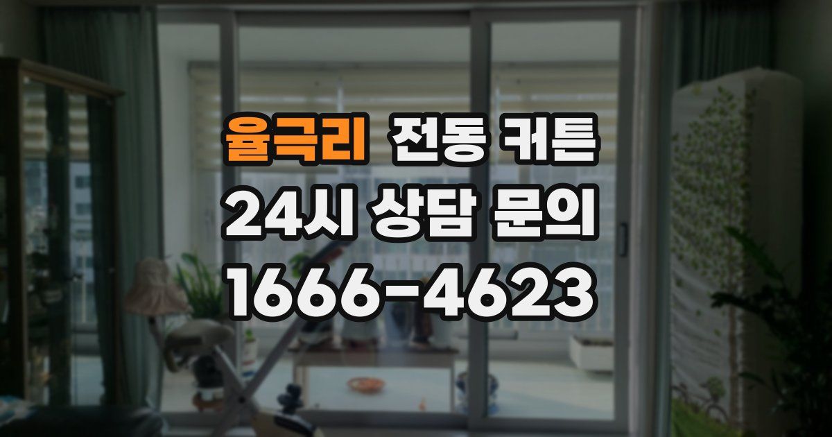 율극리 전동 커튼