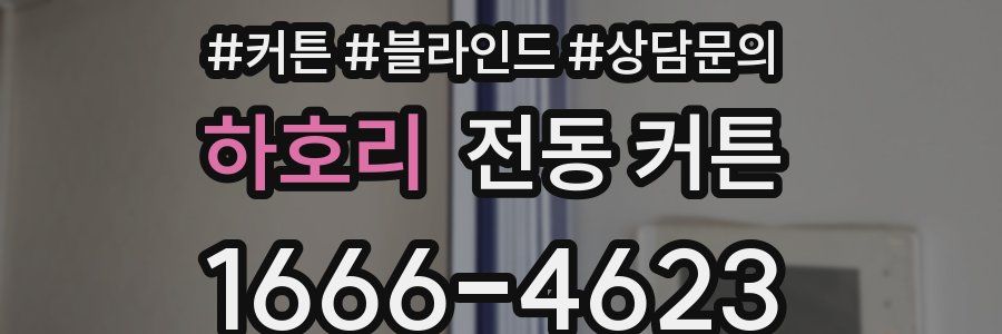 하호리 전동 커튼