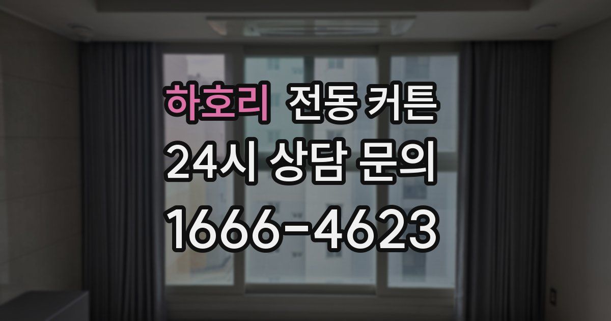 하호리 전동 커튼