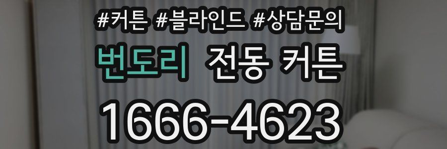 번도리 전동 커튼