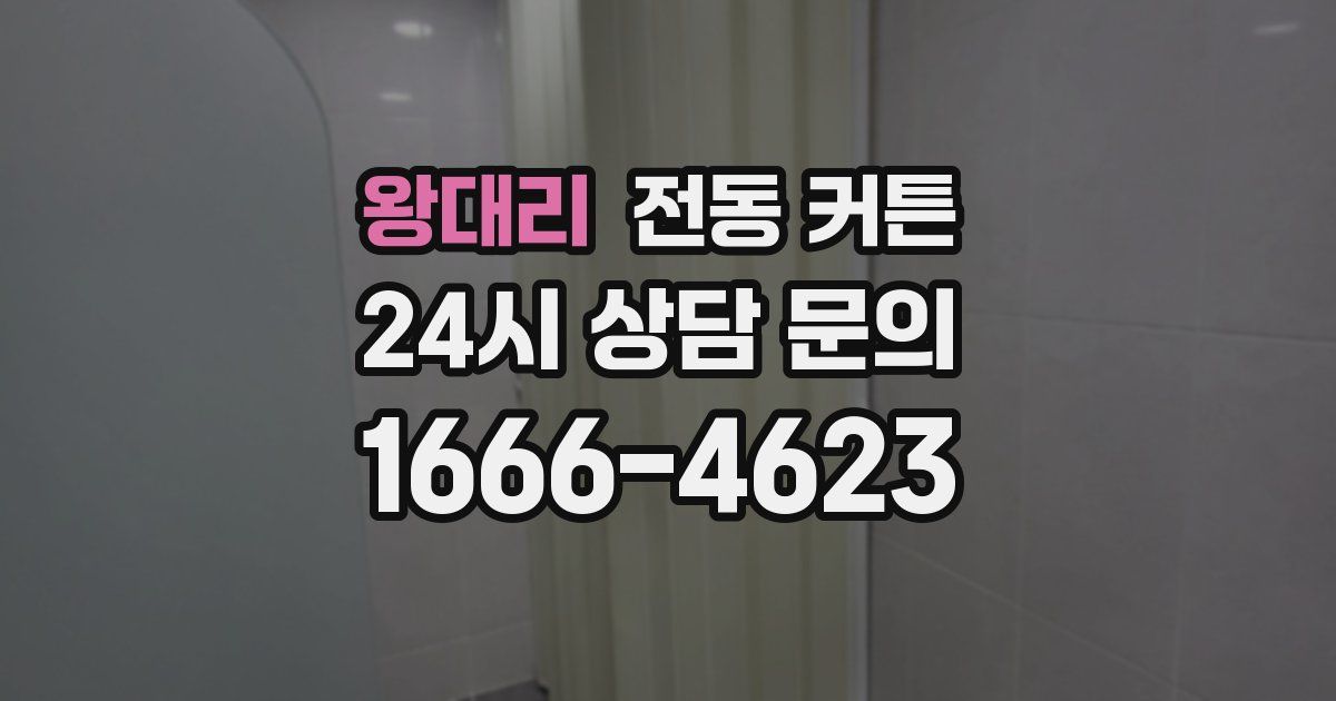 왕대리 전동 커튼