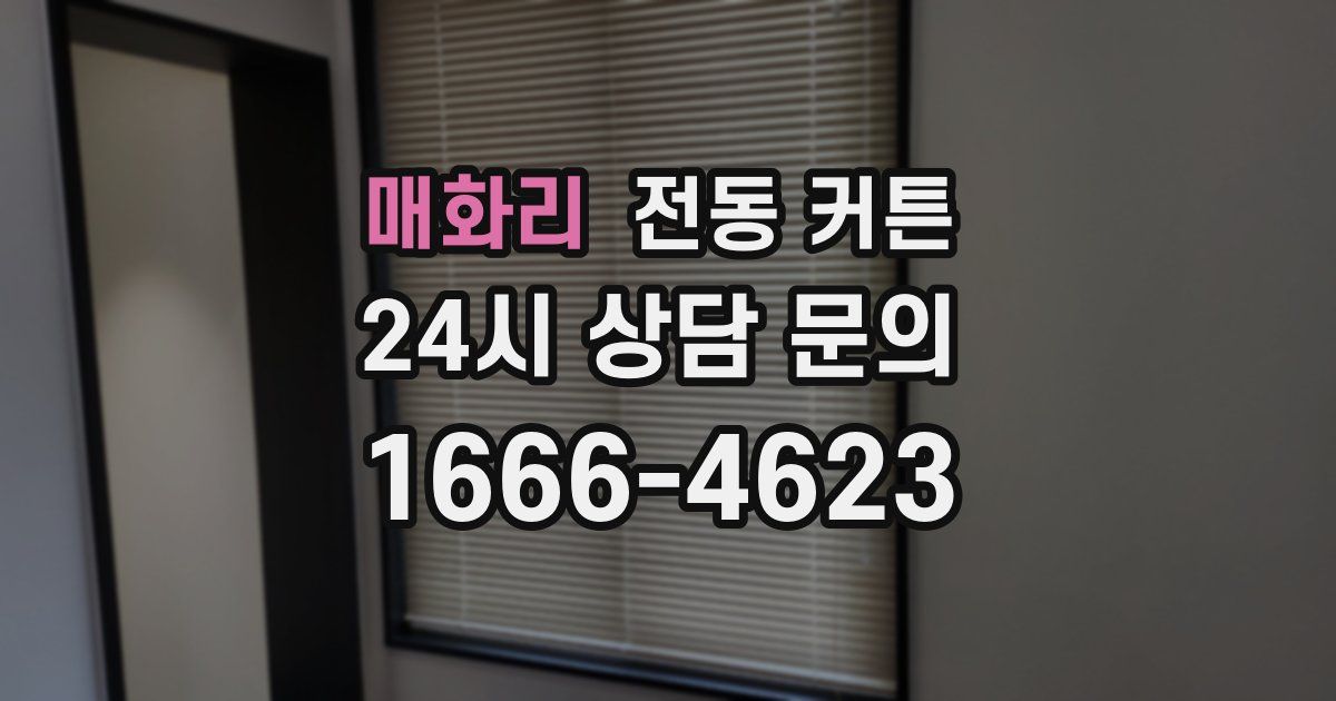 매화리 전동 커튼