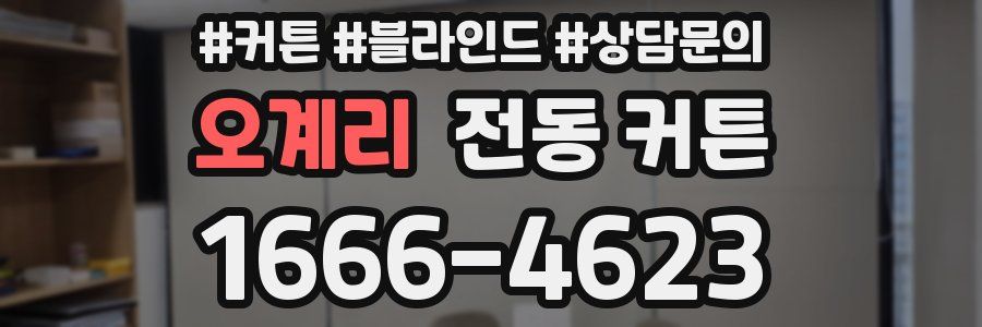 오계리 전동 커튼