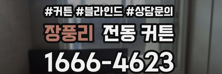 장풍리 전동 커튼