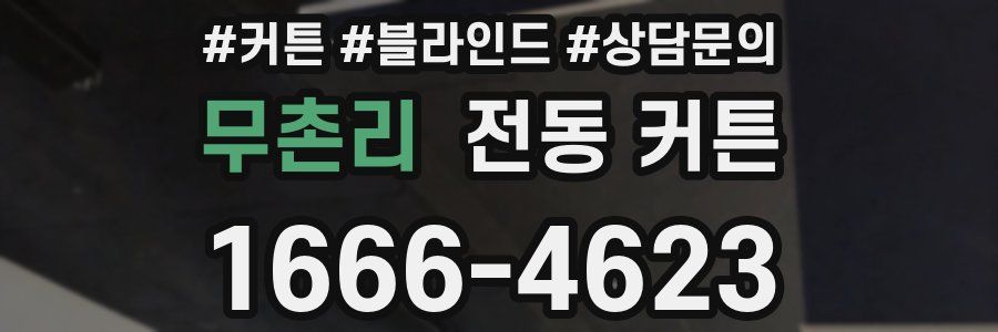 무촌리 전동 커튼