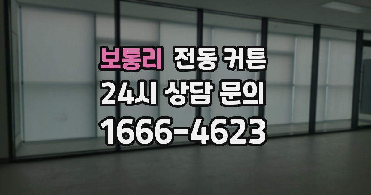 보통리 전동 커튼