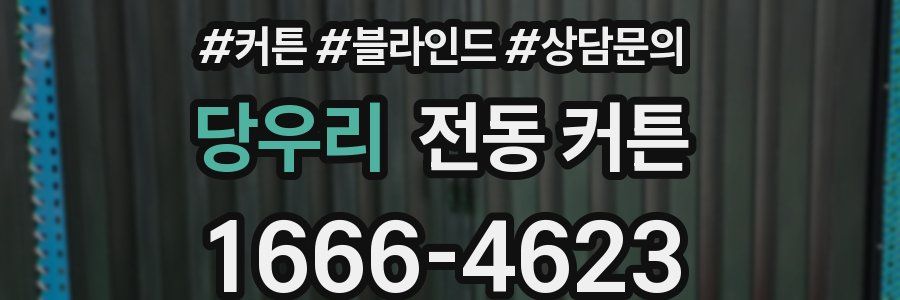 당우리 전동 커튼