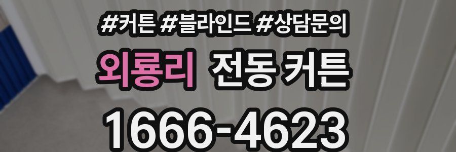 외룡리 전동 커튼