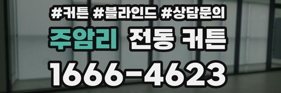 주암리 전동 커튼
