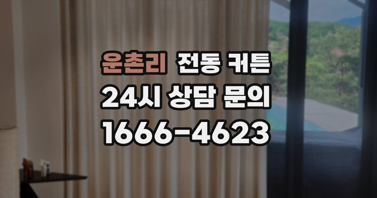운촌리 전동 커튼
