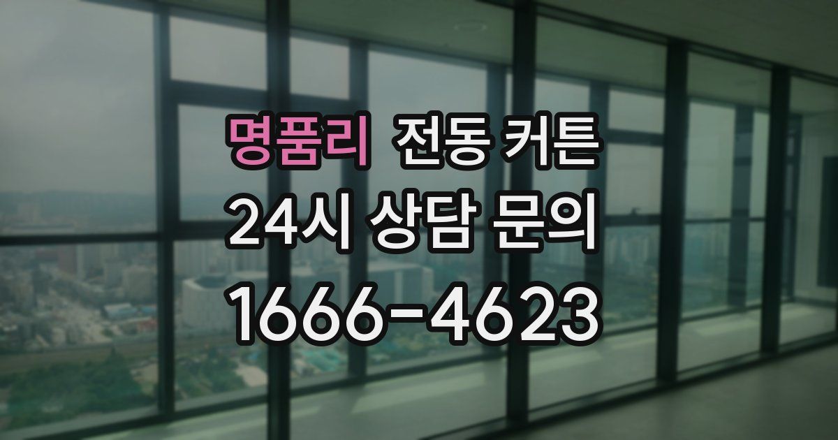 명품리 전동 커튼
