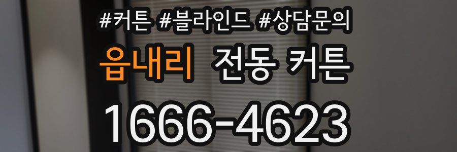 읍내리 전동 커튼