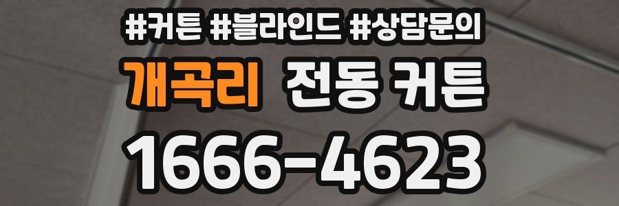 개곡리 전동 커튼