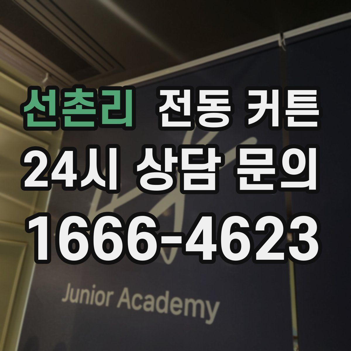 선촌리 전동 커튼