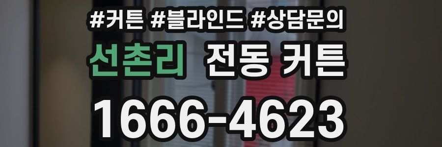 선촌리 전동 커튼