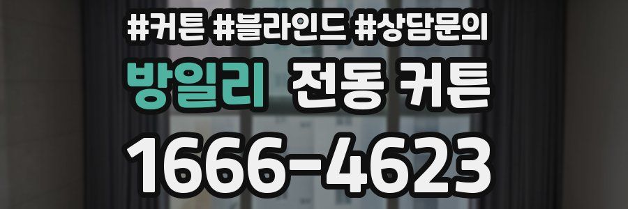 방일리 전동 커튼