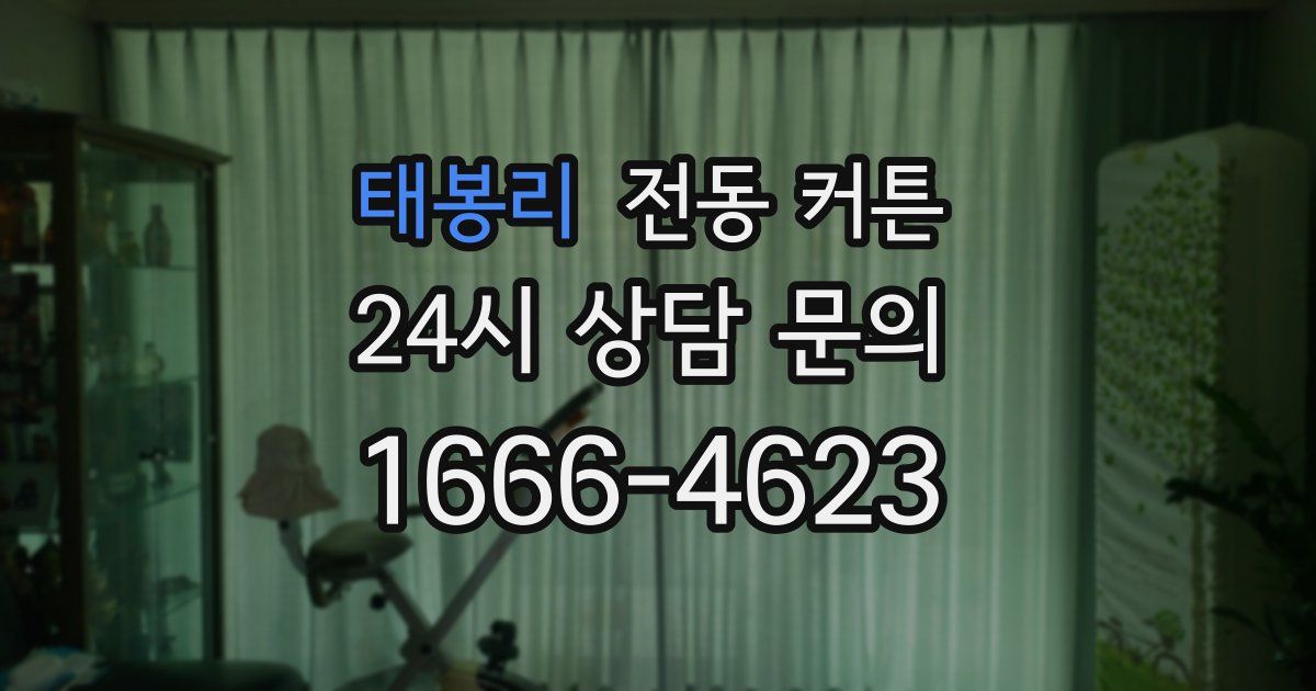 태봉리 전동 커튼