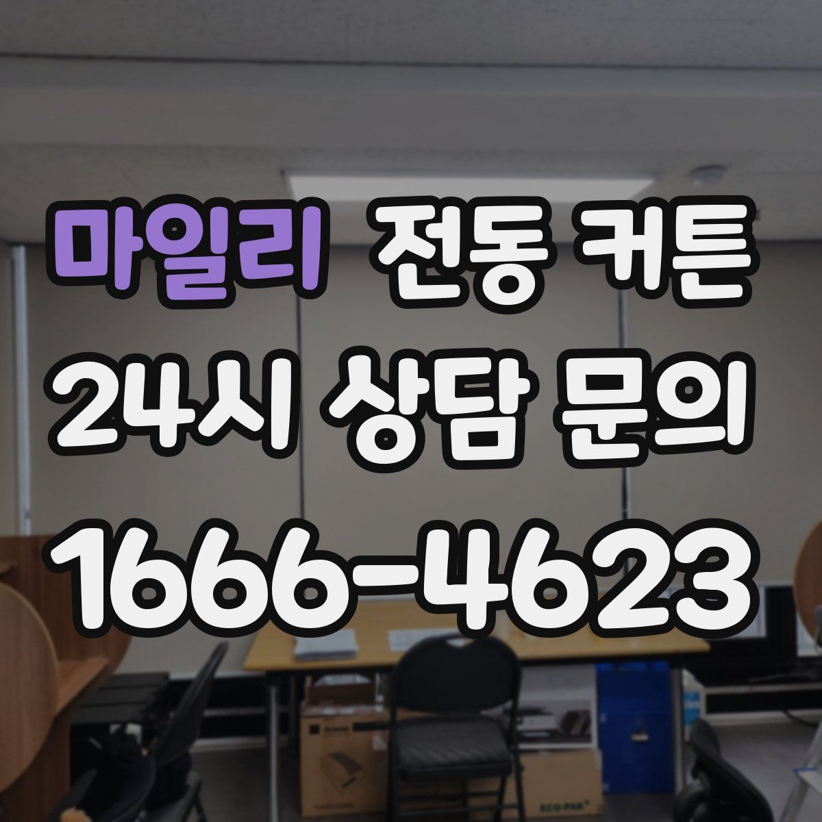 마일리 전동 커튼