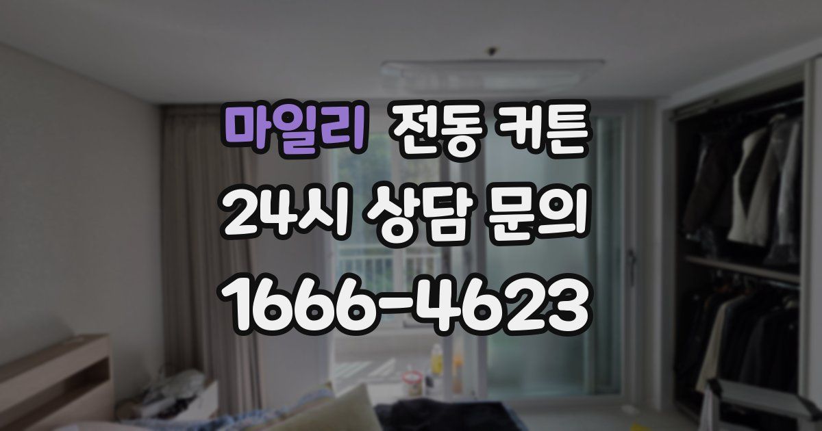 마일리 전동 커튼