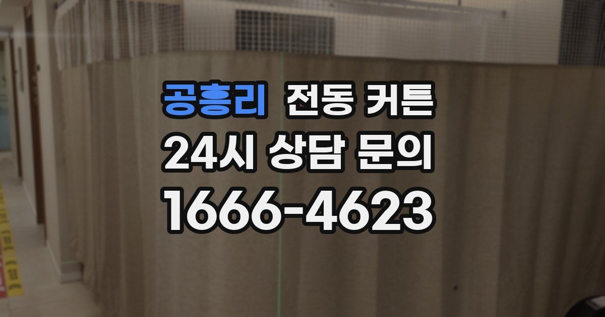 공흥리 전동 커튼