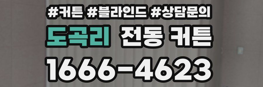 도곡리 전동 커튼