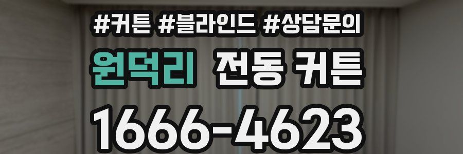 원덕리 전동 커튼