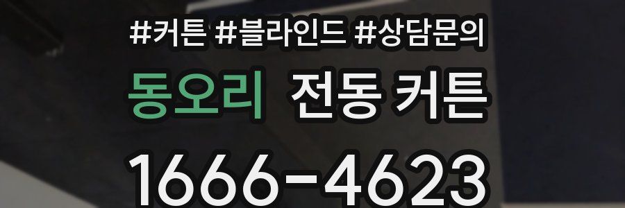 동오리 전동 커튼