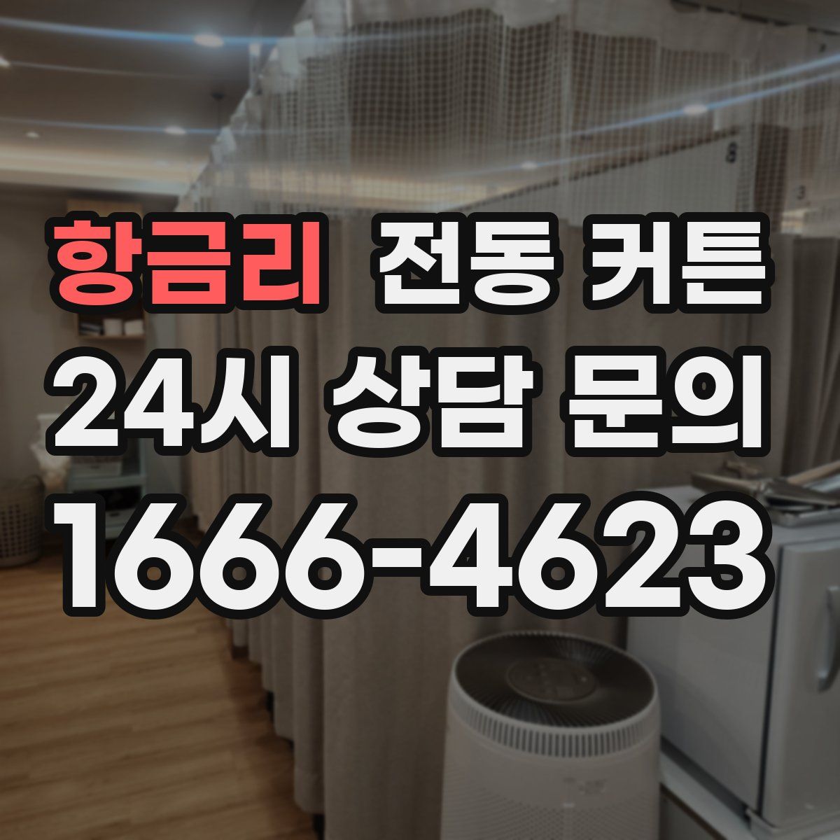 항금리 전동 커튼