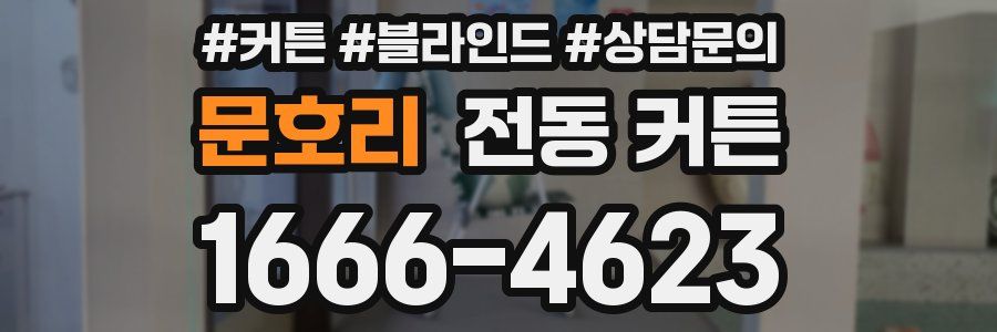 문호리 전동 커튼