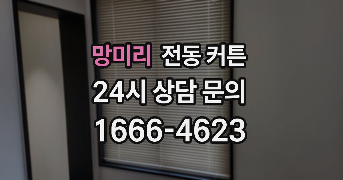 망미리 전동 커튼