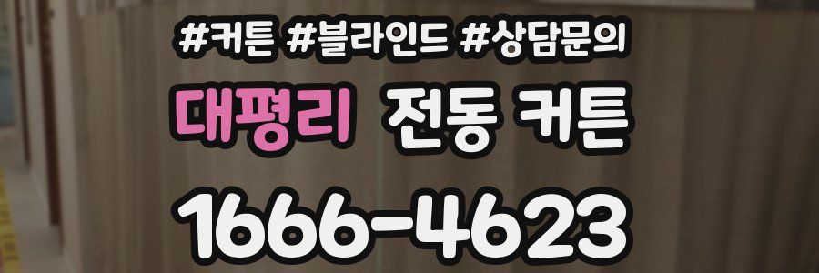 대평리 전동 커튼