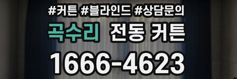 곡수리 전동 커튼