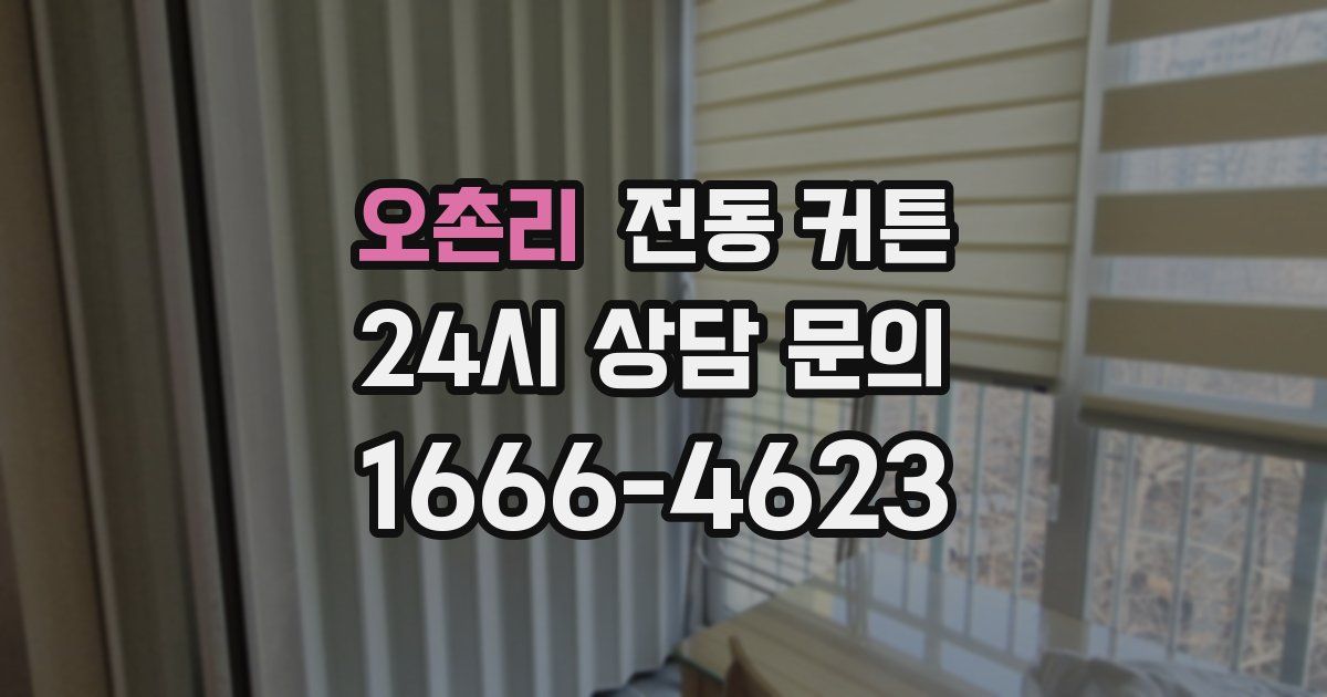 오촌리 전동 커튼