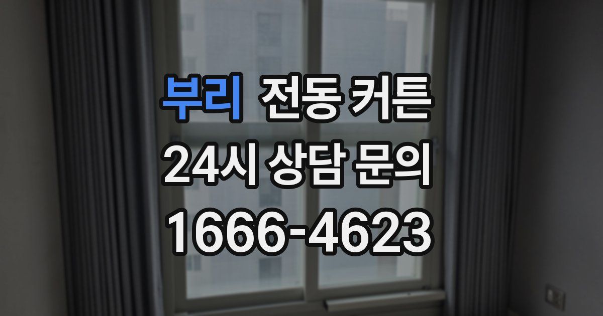 부리 전동 커튼